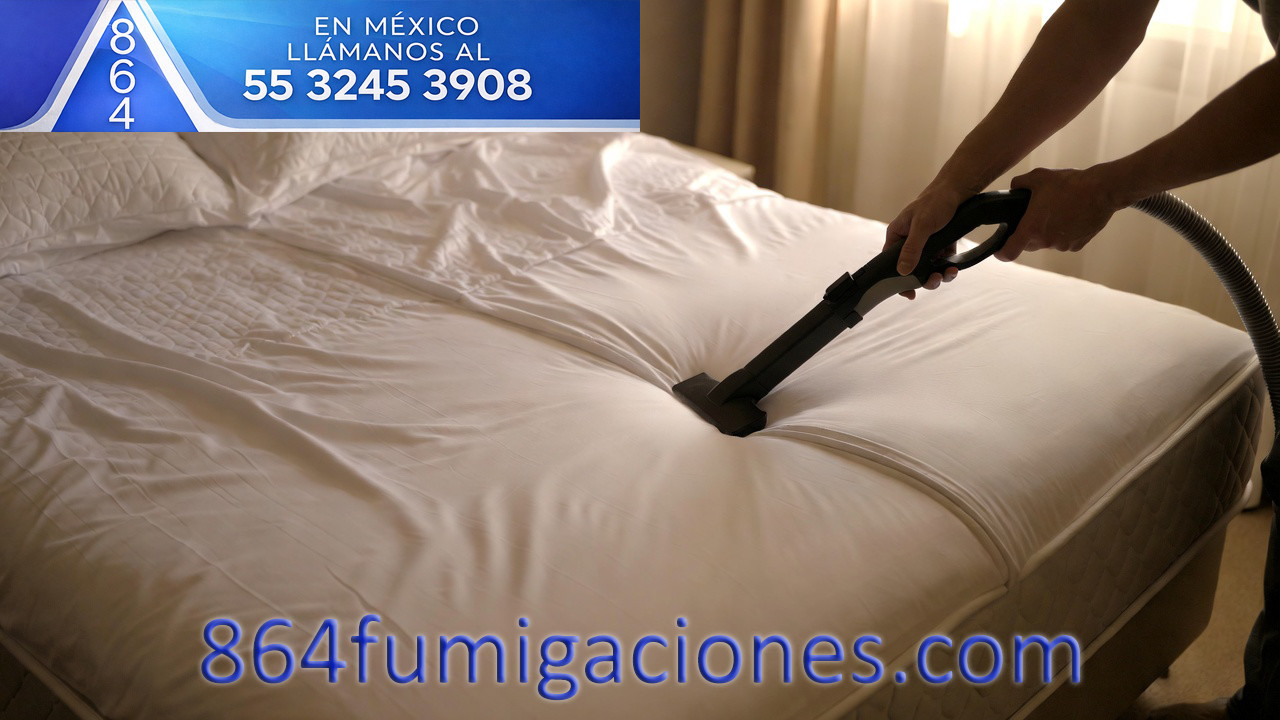 Persona limpiando y revisando un colchón para prevenir chinches de cama